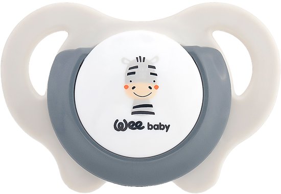 Foto: Weebaby safari zebra no 2 6 18 mnd vlinder siliconen fopspeen mw080947