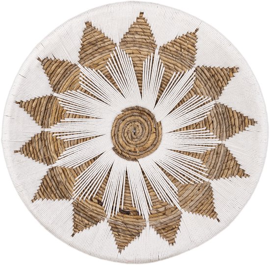 Bol mural Lyma Living Sumatra - Fait Handgemaakt - Décoration murale - Décoration murale Bali - Style Ibiza - Panier mural - Boho - Art mural - Paniers - Bohème - Ø50cm