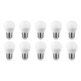 Technik Lampe LED E27 4,9W - 470lm - 4000K - Wit Neutre - Globe LED Mini P45 - Remplace l'Ampoule Halogène 40W - 10 pièces