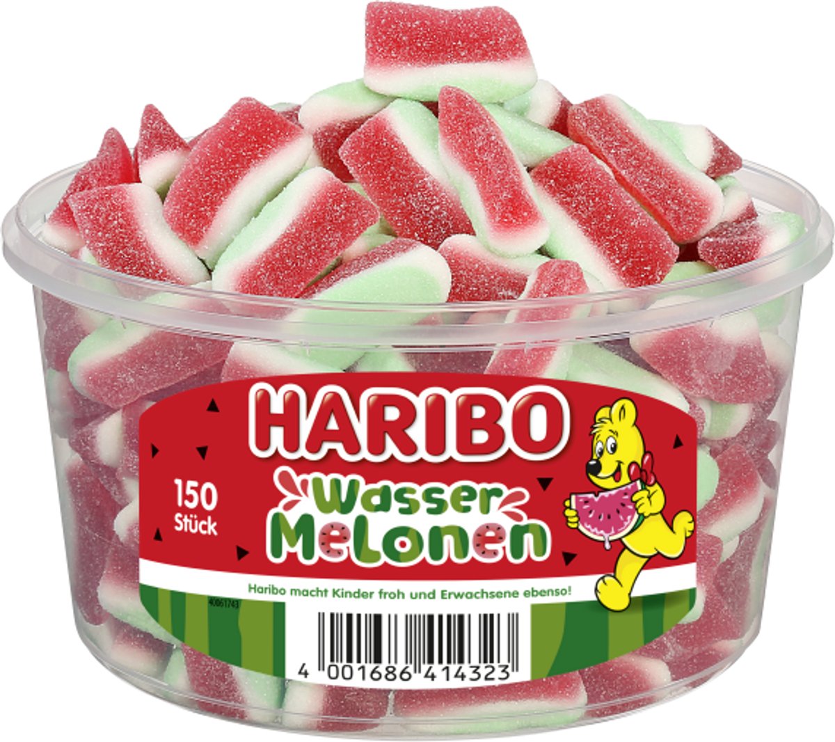 Watermeloen - 150 stuks van Haribo — cadeau in Eten & Drinken - foto 2