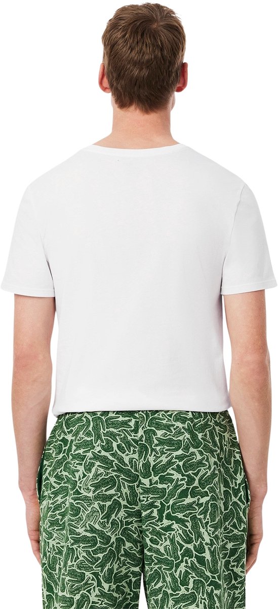 Lacoste Lounge Shirt Heren 3-pack Wit