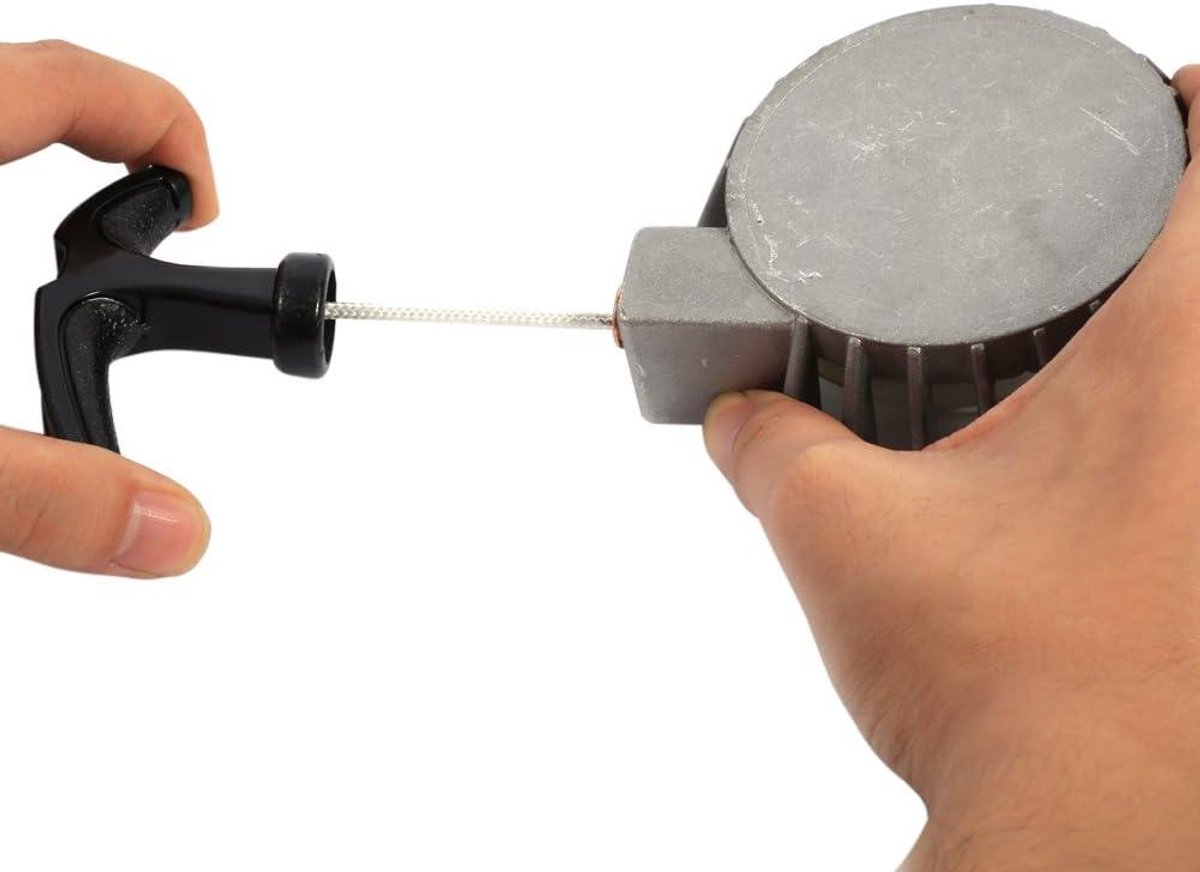 Allecto Plus - Mini Aluminium Handmatige Pull Starter voor DIY Mini Motorfiets - Universele Trekkoord voor ATV en Pocket Bikes