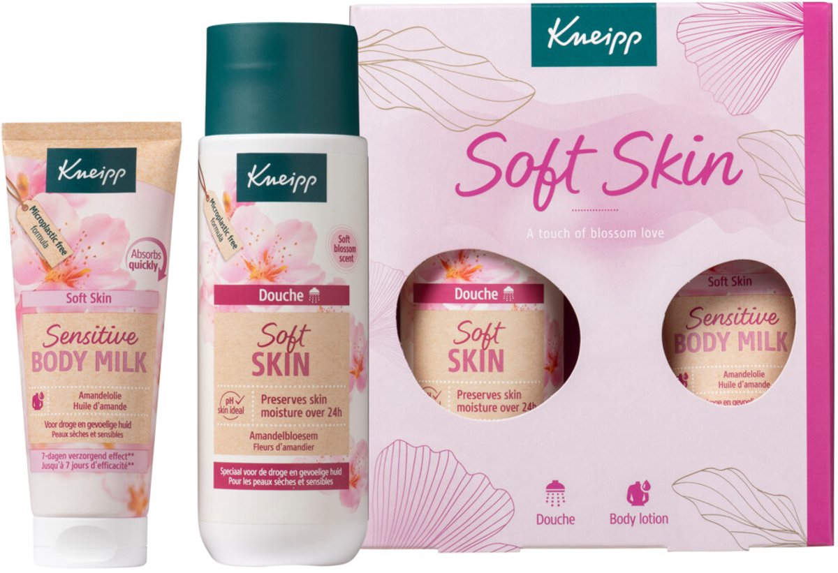 4x Kneipp Geschenk set Soft Skin Moments (1 x 200 ml + 1 x 75 ml)