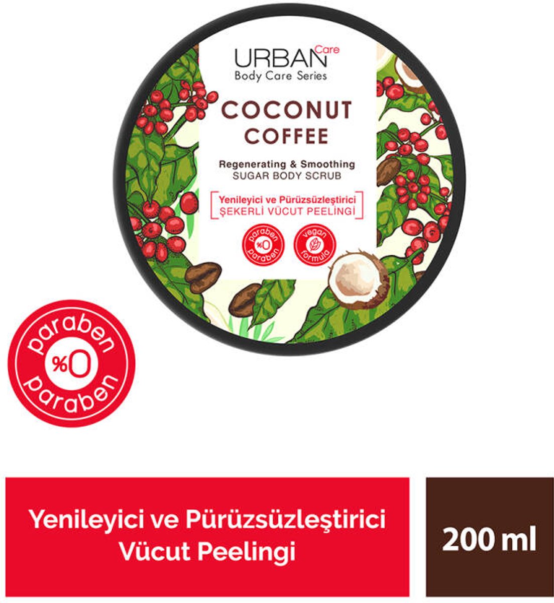 Urban Care Coconut Coffee Body Peeling 200 ml