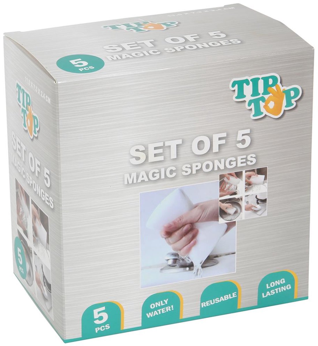 TipTop Wonderspons doosje a 5 stuks
