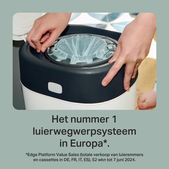 Tommee Tippee Twist & Click luieremmer navullingen - verpakking met 6 stuks - 6 x 10,5 m navulcassettes