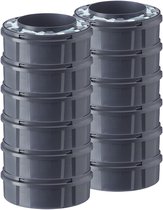 Tommee Tippee Twist & Click geavanceerde luieremmer navullingen (cassettes) met meerlaags antibacterieel folie, verpakking met 12 stuks (verpakking kan variëren)