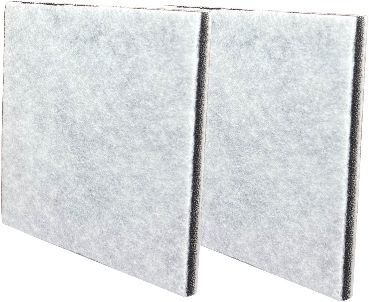 Multaparts® motor filter geschikt voor Philips - set a 2 stuks - | 3-laags filter achter stofzak | Afm. 127 x 127 x 10 mm | O.a. geschikt voor HR8500, HR8564, HR8566, FC90.., FC91.., Jewel & Performer serie | Alternatief voor 482248010228