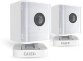 Calex Smart Security Indoor Camera - Beveiligingscamera met bewegingsdetectie & Spotlight - 2K (full HD) - Wit - Duopack
