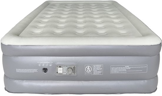 AeroRest Supreme Plush XL luchtbed 2-persoons - Extra lang luchtbed - 210 cm lengte - Met ingebouwde elektrische pomp van Merkloos — afbeelding 4