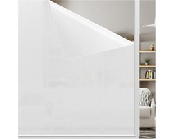 Raamfolie - 45×100cm - Privacy raamfolie - Ondoorzichtige raamfolie, statische glasfolie - Lijmvrije glassticker - Matte anti-UV folie - Ges