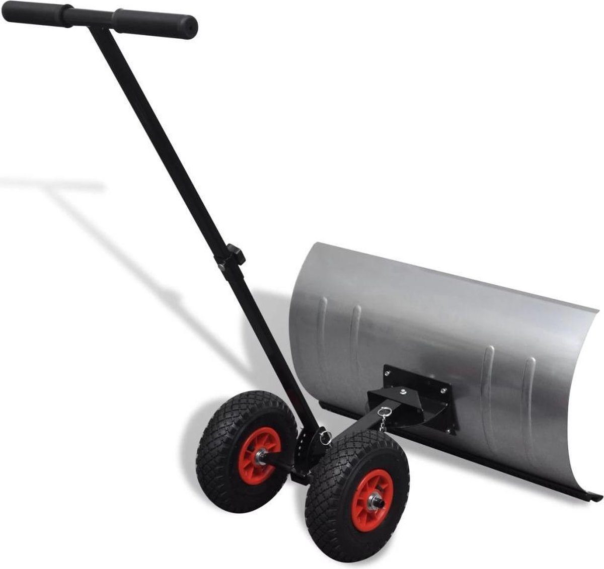 ORIENTOOLS Heavy Duty sneeuwschuiver, rollende verstelbare sneeuwschuiver met wielen van 15 cm, efficiënte sneeuwploeg, geschikt voor oprit of stoep opruimen (mes van 25 inch ORIENTOOLS Heavy Duty sneeuwschuiver, rollende verstelbare sneeuwschuiver met wielen van 15 cm, efficiënte sneeuwploeg, geschikt voor oprit of stoep opruimen (mes van 25 inch