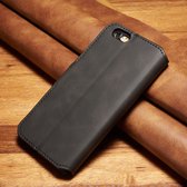Leren Wallet Case - iPhone 6(s) - Retrostijl - Zwart - DG-Ming.