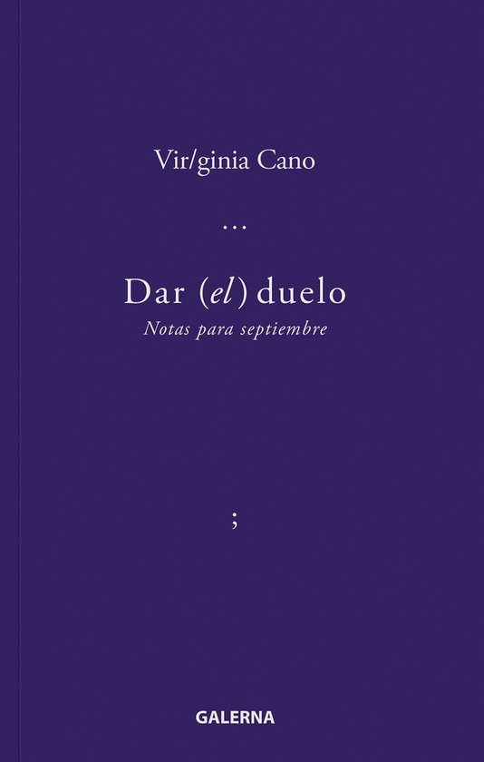 Dar (el) duelo - cover
