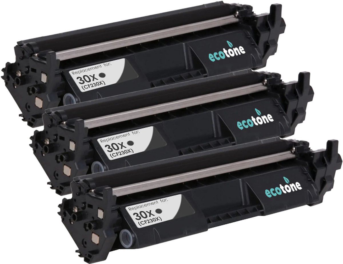 Ecopack (Replaces HP 30X CF230X toner) 3xBL - (BL 3x3500 Pages)
