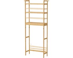 Wasmachine ombouw - Meubelkast voor wc - Opbouwmeubel - Droger - 155x60cm
