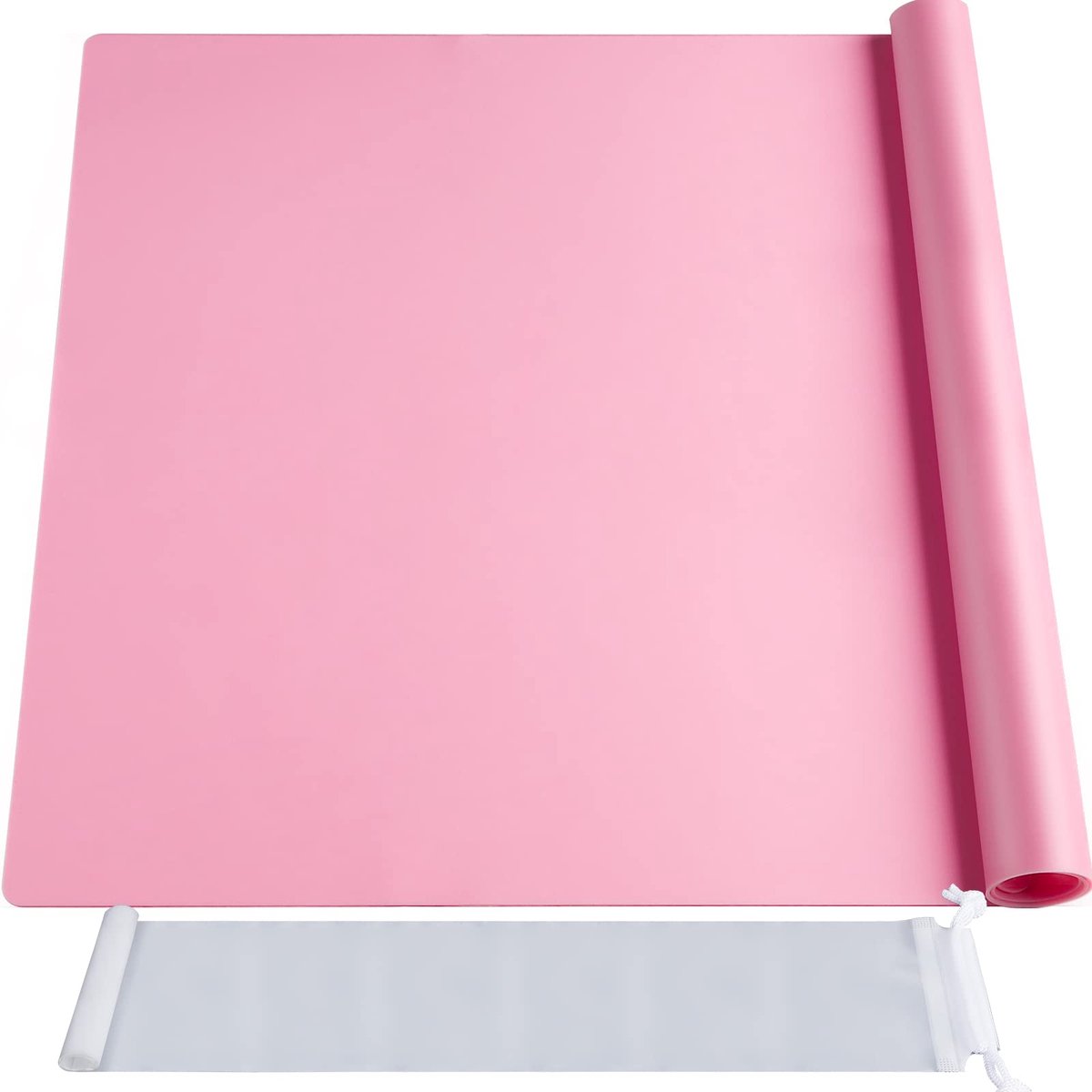 Ibenzoa® Grote siliconen werkmat van 70 x 50 cm met opbergtas voor veelzijdig gebruik