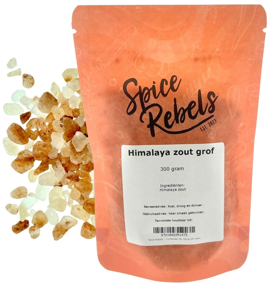 Goedkoopste Spice Rebels - Himalaya zout grof - zak 300 gram