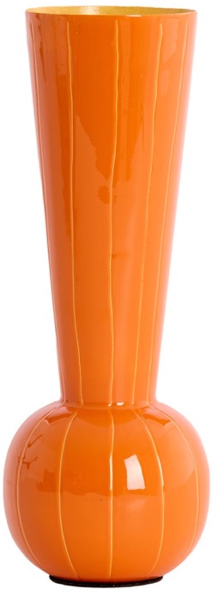 Vaas deco Ø9x25 cm TODI oranje+geel