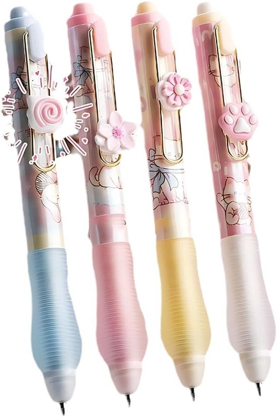 Set de 3 stylos - Fleur, Rayure et Citron main image 1