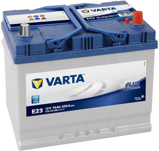 VARTA Blue Dynamic 12V 70Ah Loodzuur Startaccu Auto Camper Hoge Prestaties Duurzaam