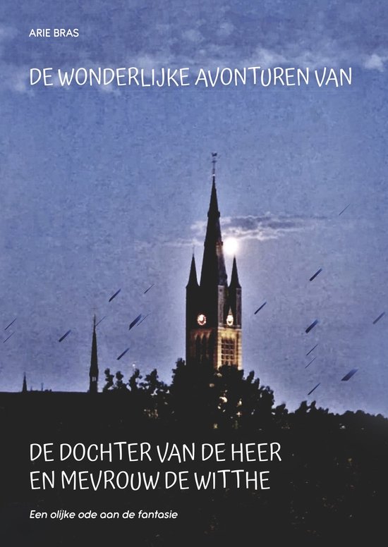 Boekcover met een toren van de Sint-Vituskerk en een blauwe lucht.