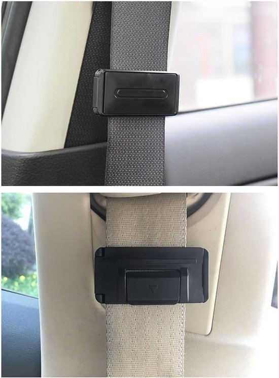 Gordelclip - Gordelclip autostoel -Gordelversteller-gordel clip -Universele schouderriemversteller- Autogordel Versteller -verstelbare zwarte veiligheidsgordelclip- Autogordel Clip-Veiligheidsgordelclip -Zwart van Merkloos — afbeelding 4