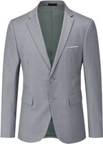 ALLTHEMEN Heren Pakjas Slim Fit Jas Blazer voor Zakelijk - Bruiloft Vrijetijdsblazer- S