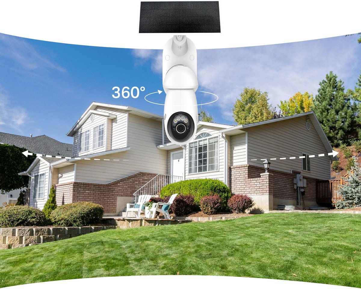 Tapo C660 Beveiligingscamera Buiten met Zonnepaneel 4K - afbeelding 2