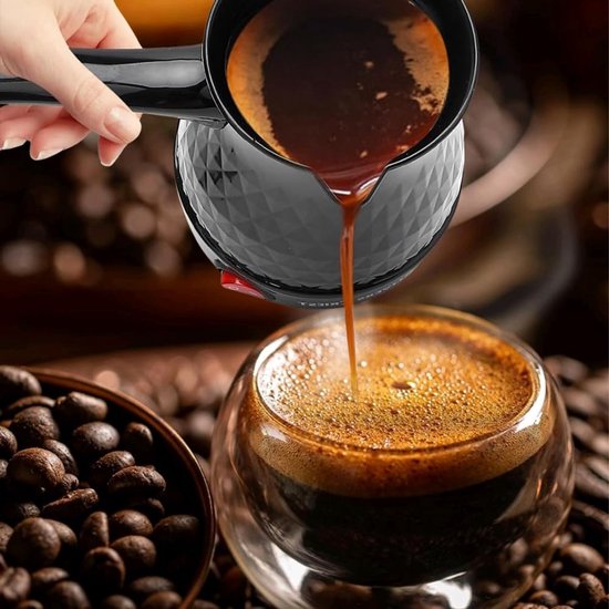CEWROM Cafetera espresso de inducción, cafetera eléctrica de 500 ml