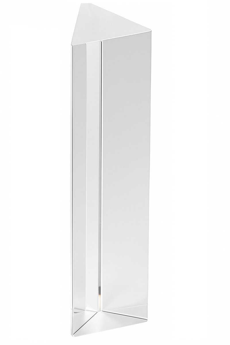 15cm Optisch Glas Kristal Drievoudig Driehoekig Prisma Fysica Onderwijs Lichtspectrum