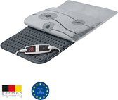 Beurer HK 125 Elektrisch Warmtekussen XXL - Heating pad - 60 x 40 cm - Getest "Zeer Goed" - 6 Warmtestanden - Max. 65°C - Snelle opwarming - Automatische uitschakeling - Fleece - Hoes machinewasbaar - 3 Jaar garantie - Grijs