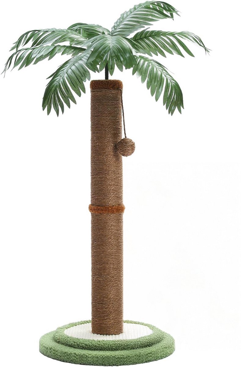 CLGP® Krabton voor Grote Katten - Krabpaal - Krabplank - Bruin