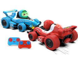 foto van Gear2Play RC Neon Bumper Cars Pro Duoset - RC Formule 1 Battle Cars - Ga een botsduel aan!