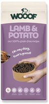 WOOOF Lam en Aardappel 14kg - Geperst 100% graanvrij hondenvoer - Geperste 100% graanvrije hondenbrokken - 100% Hypoallergeen hondenvoer - 14kg