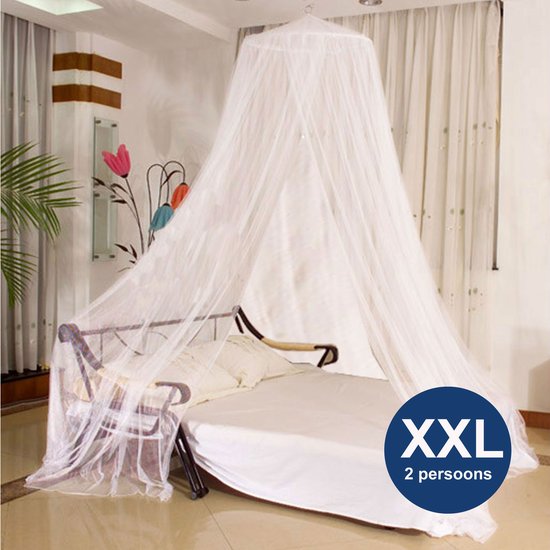 2 persoons Klamboe XXL - Extra grote klamboe 60x250x1400 cm | Flystopper K1400