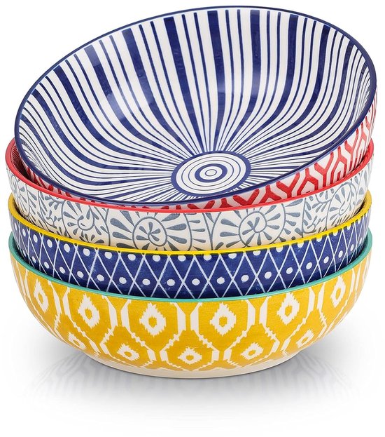 William Sonoma Pasta Brown With Olives 8.5 (France)Set Of 5
