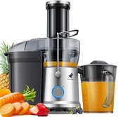 NovaWare Sapcentrifuge – Juicer voor Groenten en Fruit – Grote Vulopening & Pulpcontainer – 1200W – 1.25L - 3 Snelheden