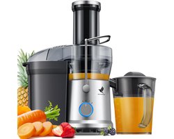 NovaWare Sapcentrifuge – Juicer voor Groenten & Fruit – Grote Vulopening – 1.25L – 3 Snelheden -…