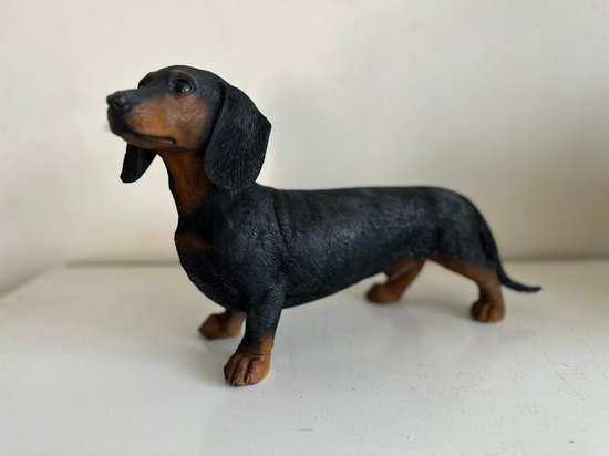 Goodyz - Chiens - Chiens - Teckel - Teckels - Debout - Zwart - 20 cm de haut - Super amusant