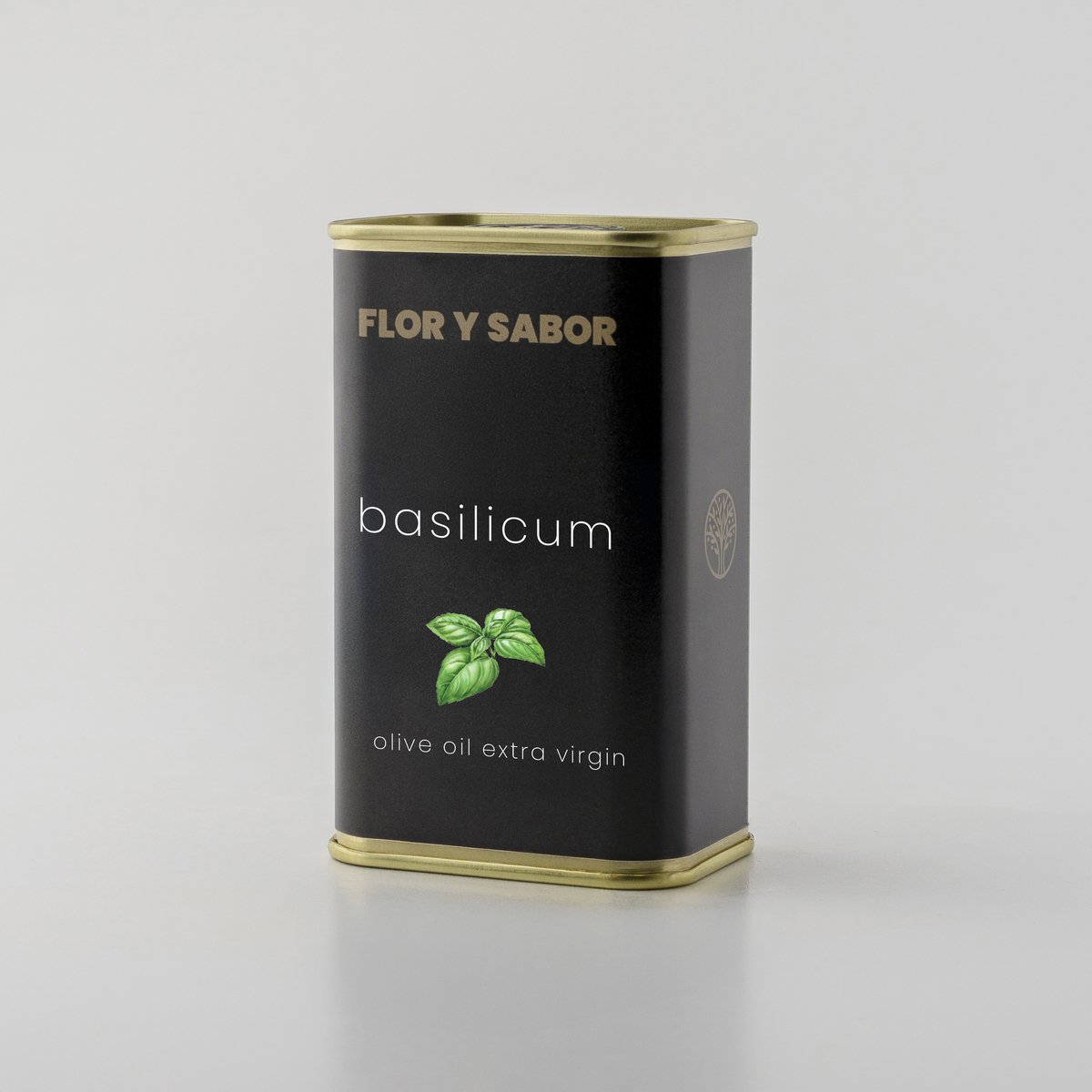 extra virgin olijfolie 'basilicum' - 250ml blik