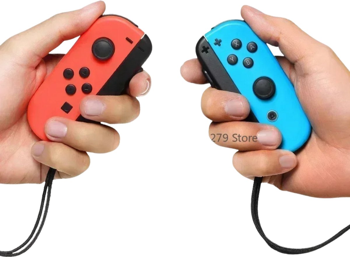 Controller - Joy Con - Joypad - Bluetooth Gamepad - Draadloze Controller - OLED - Joystick - Gamecontroller - Bewegingssensor - Rumblefunctie - Multiplayer - Zesassige Sensor - Speelplezier - Oplaadbaar - Party Fight