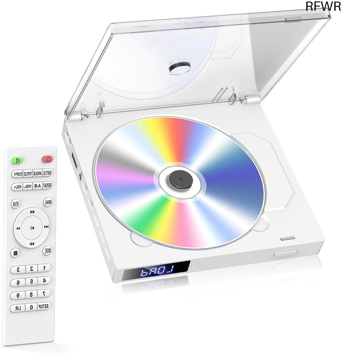 RFWR® Kleine HDMI DVD-Speler 1080p Full HD - Regiovrij en USB-ondersteuning