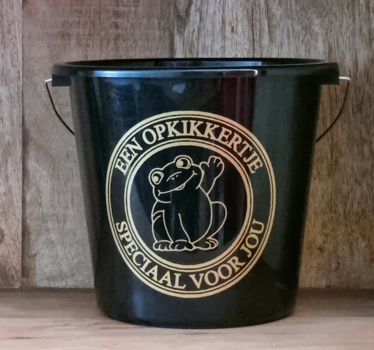 Cadeau emmer. Een opkikkertje speciaal voor jou. Bouwemmer 12 Liter