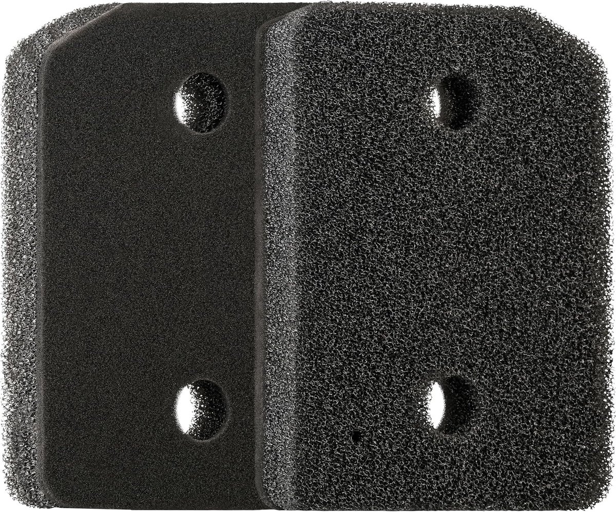 Drogerfilterspons - Filter - Filtermat - Fijn drogerfilter - 2 filters - Geschikt voor Miele T1-droogtrommels en warmtepompdrogers - Zwart - 20,7*15,7*3 cm