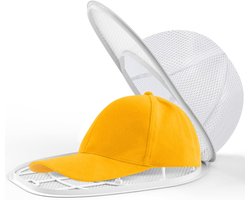 Verwijderbare hoedenplank-hoedenwasnet-speciaal anti--vervorming hoedenwasgereedschap-hoedenwasser-honkbalpettenreinigingsmachine-netwaszak - wit - 34*23*13cm