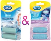 Scholl Velvet Smooth Verwisselbare Roller –Scholl – Eeltverwijderaar-Scholl Velvet Smooth Scrub navulling- Voetverzorging-Gelukkige voeten dragen gelukkige mensen.