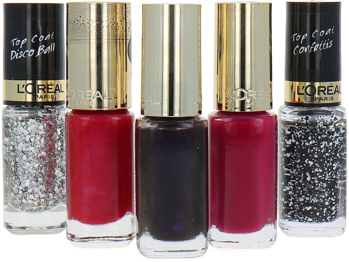 L'Oréal Color Riche 5 X 5 ml Mini Nagellak - Set AF