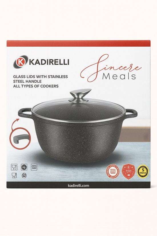 Cook & Pan - Go Green Kookpan 24 cm met glazen deksel