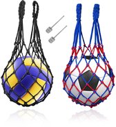 Sac Filet Pour Ballon Avec Mousqueton - Polyester 600D, Poche Zippée - Pour Basketball, Football, Handball
